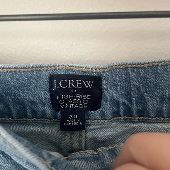 J. Crew Classic Vintage Jean in All Day Stretch Light Wash Size 30 - Picture 6 of 11